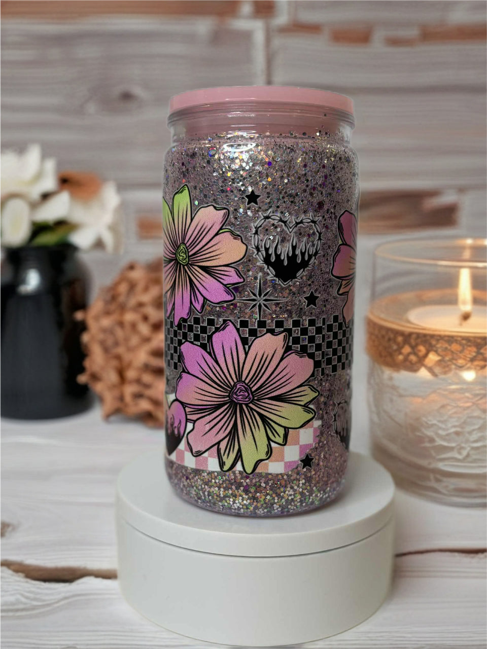 Snow Globe Tumbler 16 Oz