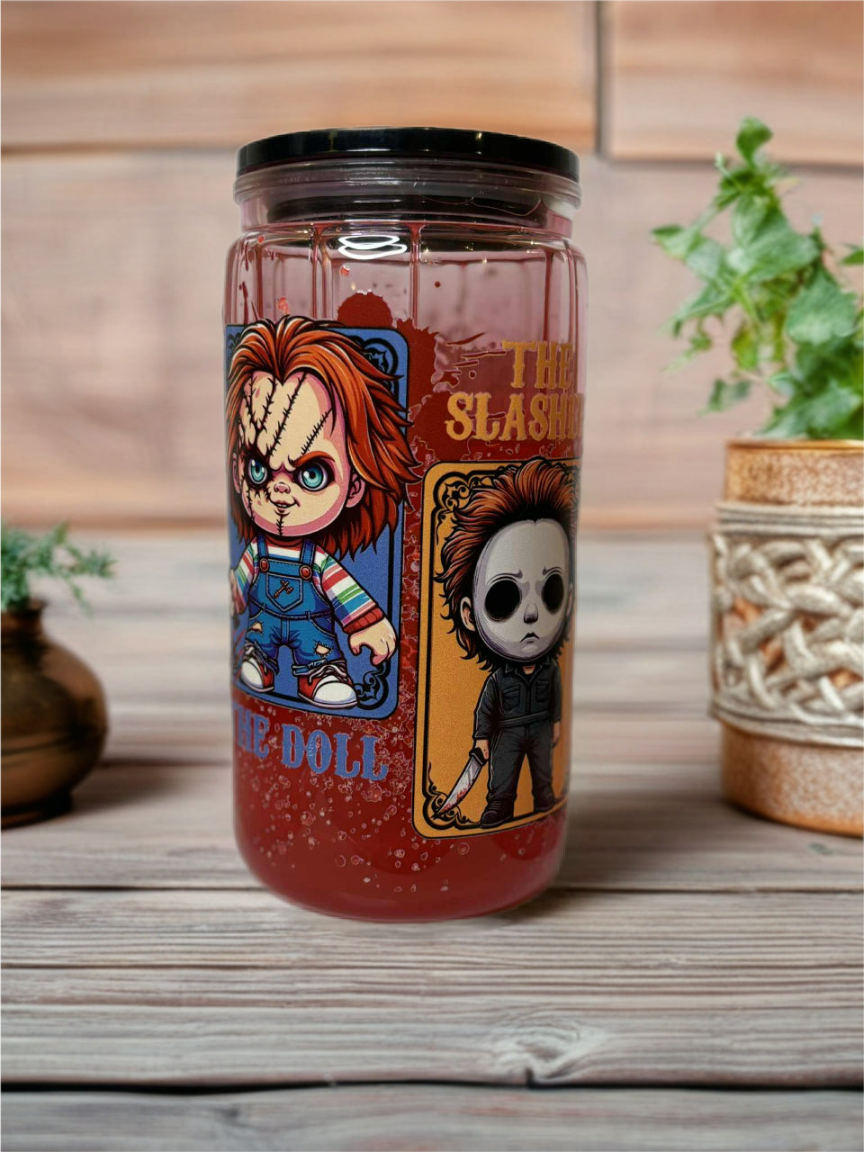 Snow Globe Tumbler 16 Oz