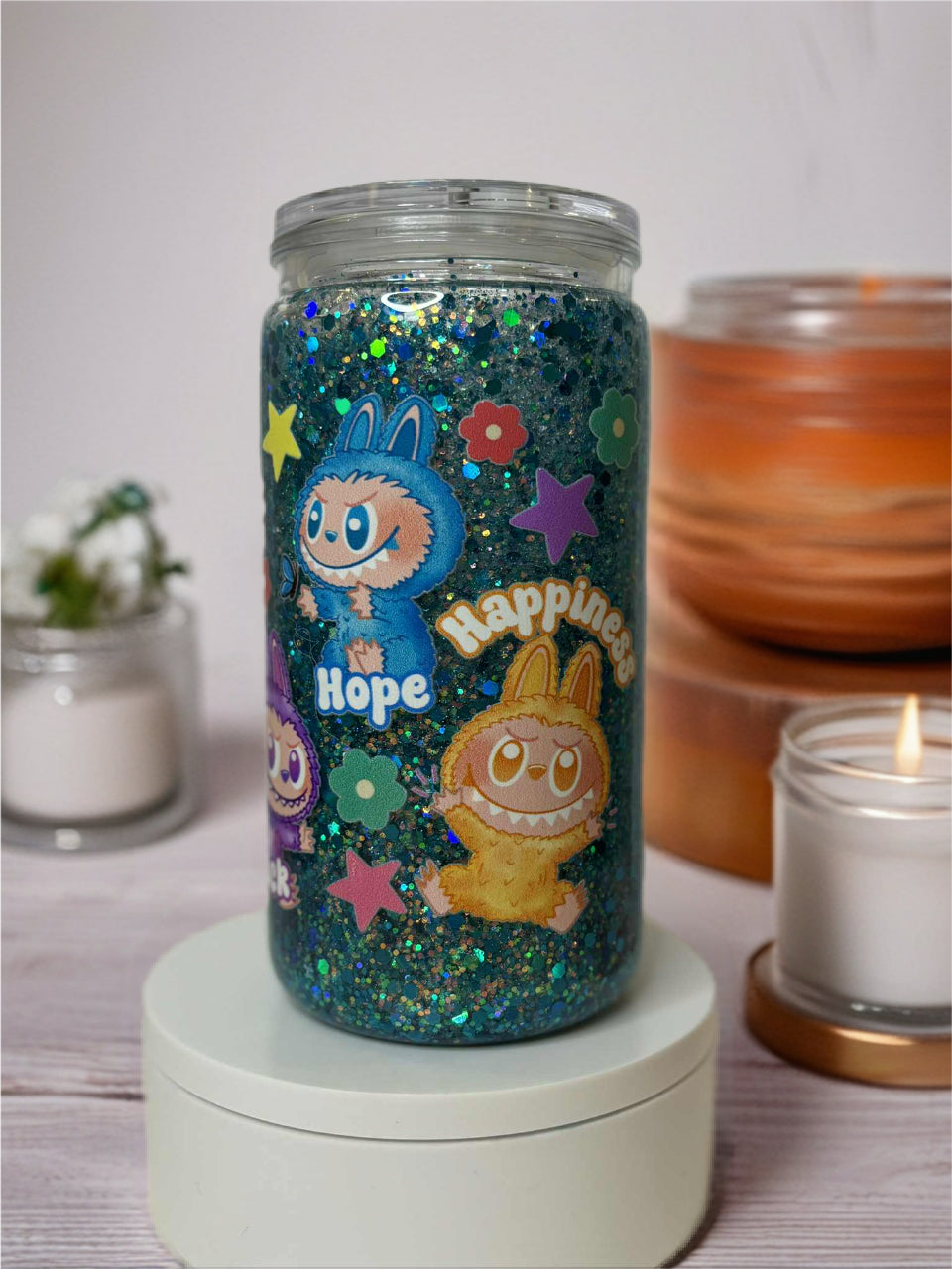 Snow Globe Tumbler 16 Oz