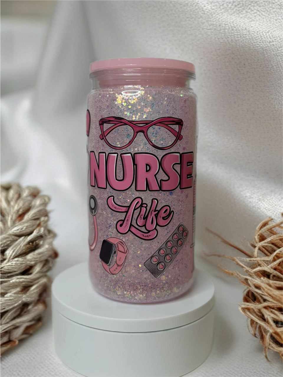 Snow Globe Tumbler 16 Oz