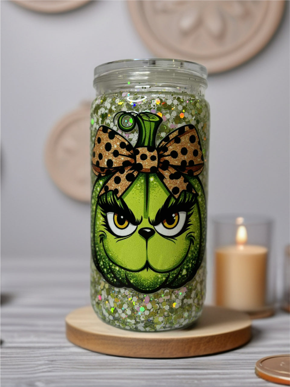 Snow Globe Tumbler 16 Oz