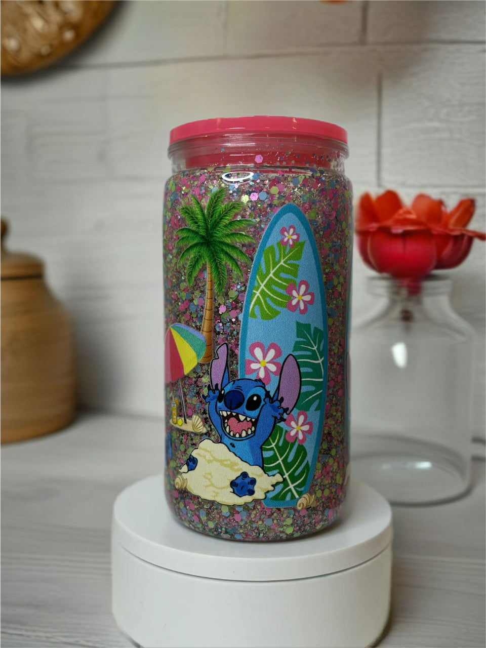 Snow Globe Tumbler 16 Oz