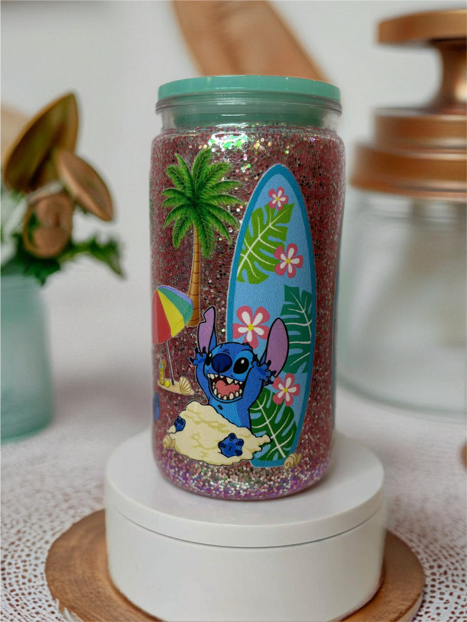 Snow Globe Tumbler 16 Oz