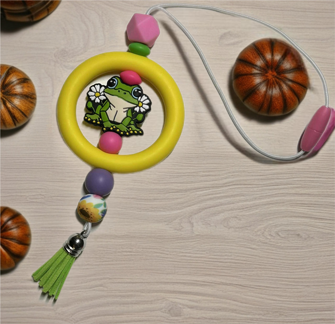Beaded car charm