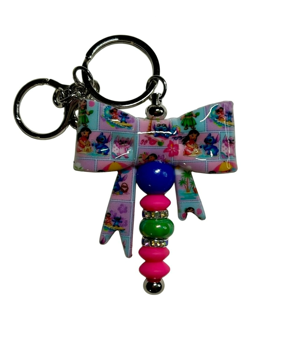 Beaded Keychain | Handmade Cute Keychain for Bags, Car Keys & Gifts