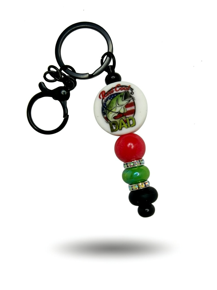 Beaded Keychain | Handmade Cute Keychain for Bags, Car Keys & Gifts