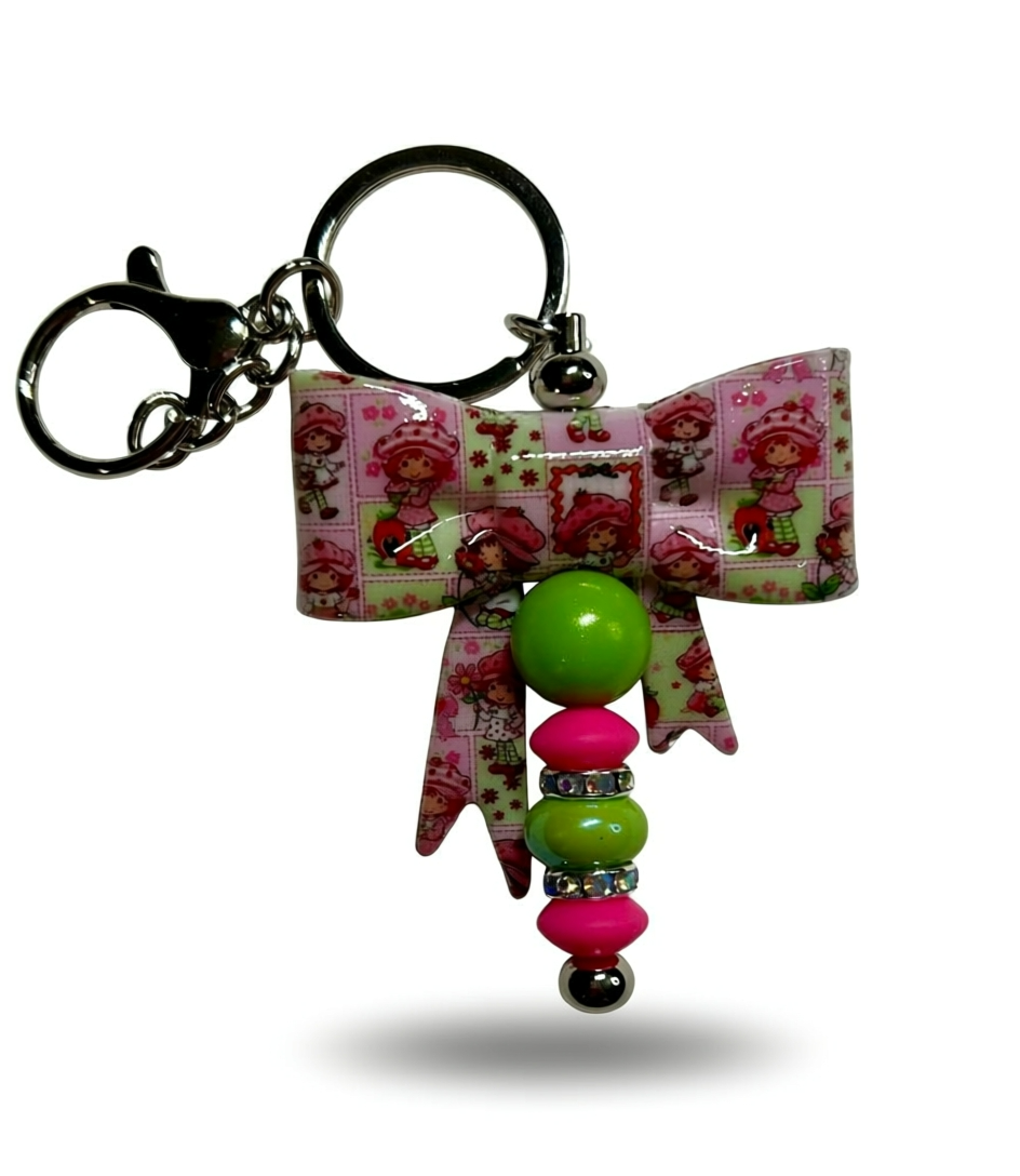 Beaded Keychain | Handmade Cute Keychain for Bags, Car Keys & Gifts