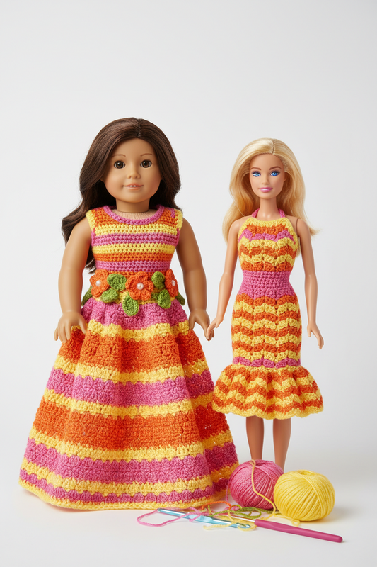 Tiny Stitches, Big Style: Adorable Crocheted Doll Clothes You’ll Love
