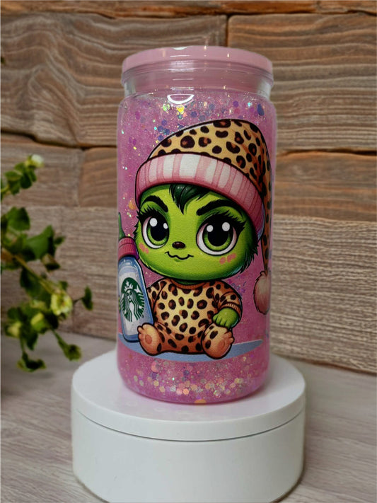 Snow Globe Tumbler 16 Oz