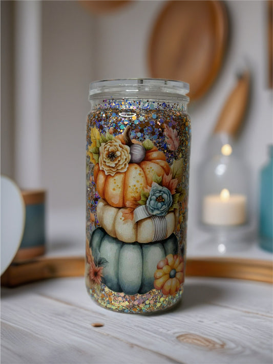 Snow Globe Tumbler 16 Oz