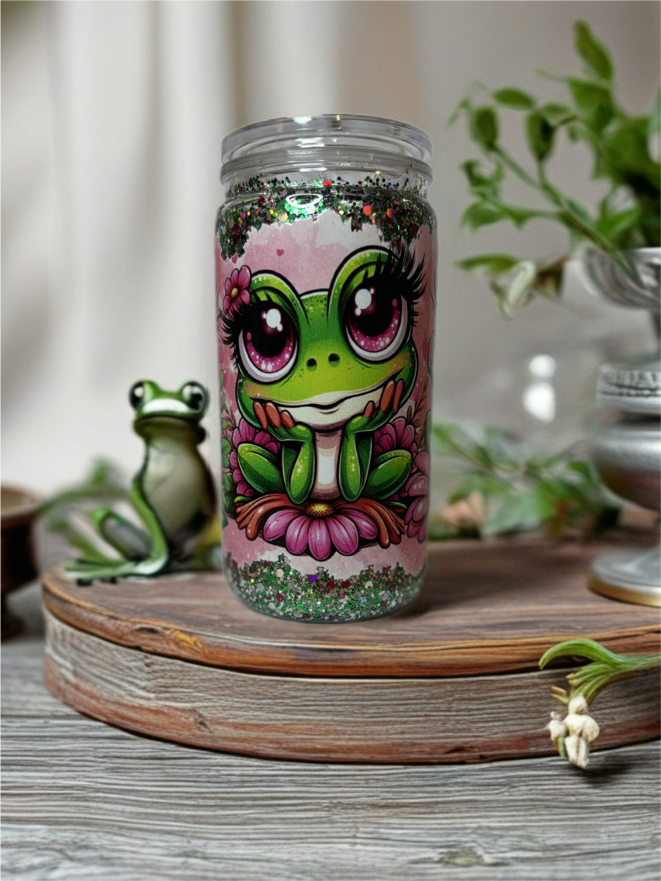 Snow Globe Tumbler 16 Oz
