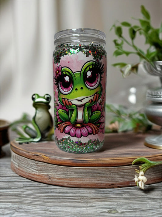 Snow Globe Tumbler 16 Oz
