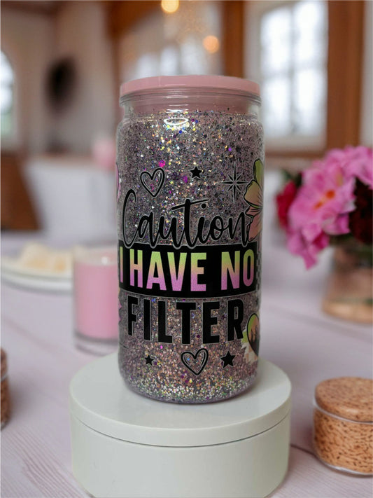 Snow Globe Tumbler 16 Oz