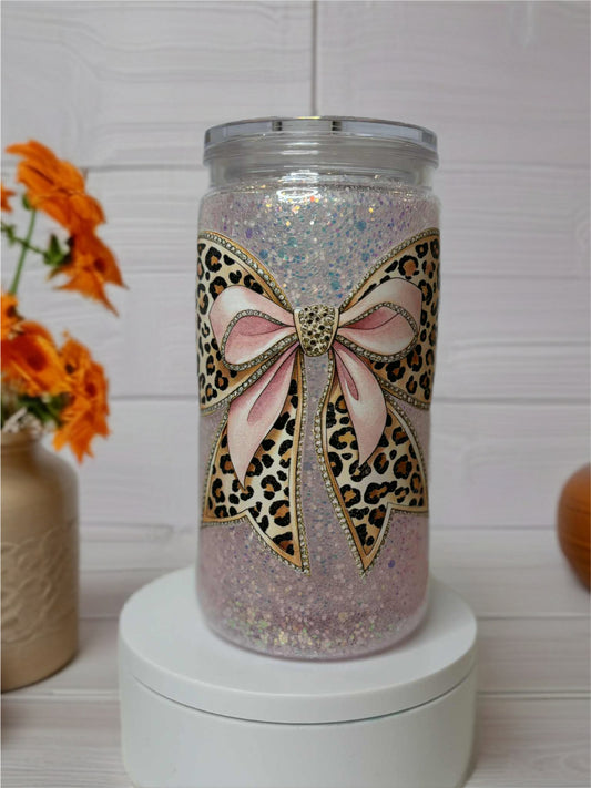 Snow Globe Tumbler 16 Oz