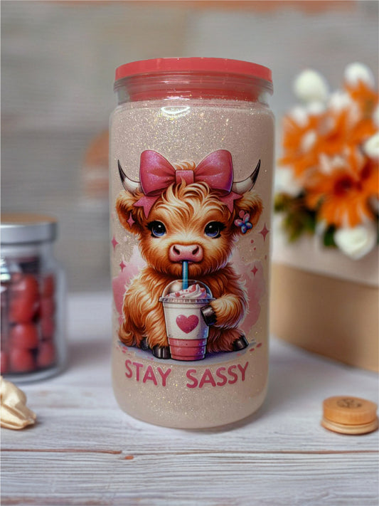 Snow Globe Tumbler 16 Oz