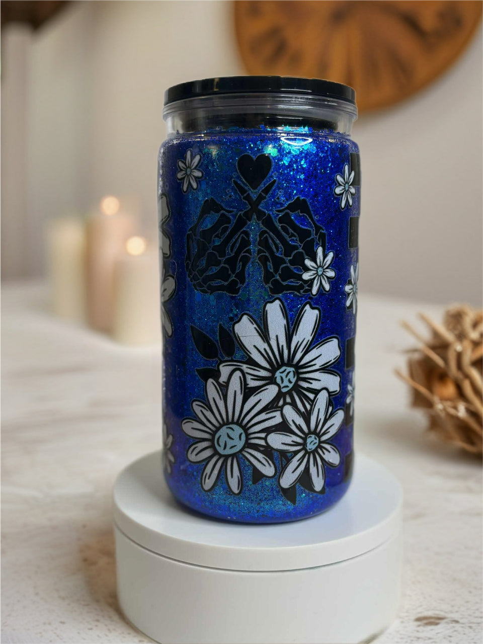 Snow Globe Tumbler 16 Oz