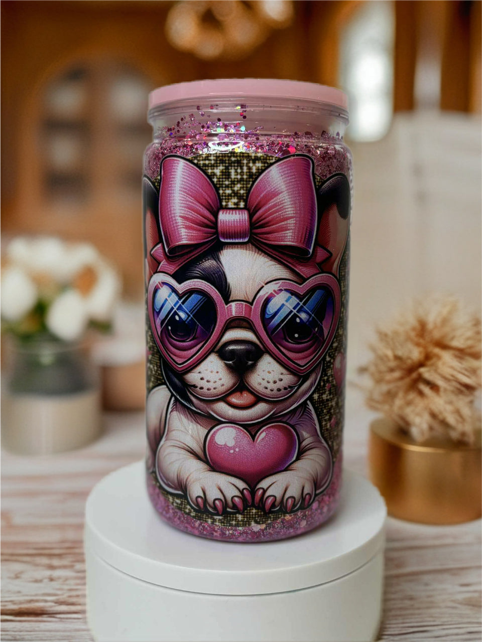 Snow Globe Tumbler 16 Oz