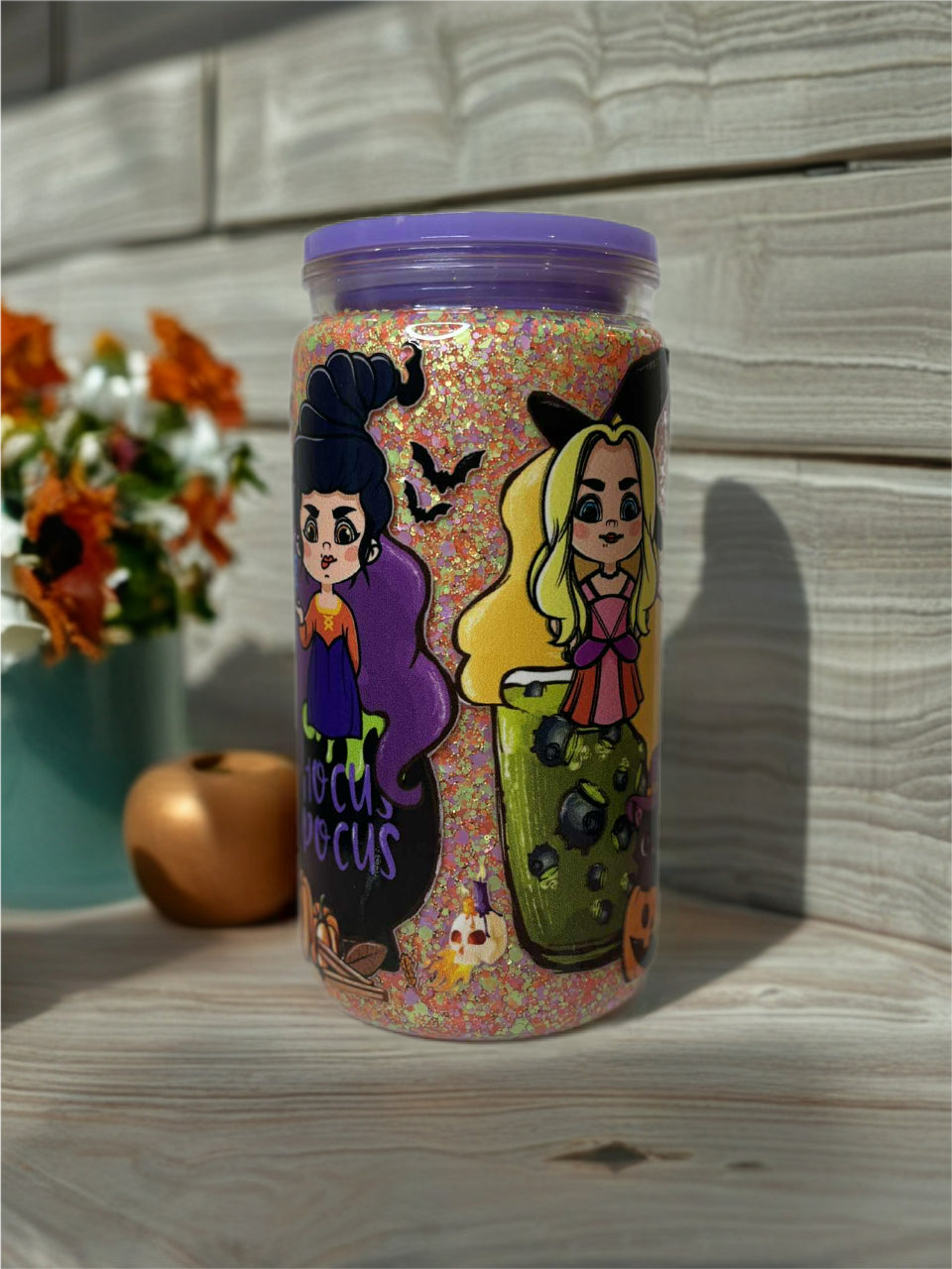 Snow Globe Tumbler 16 Oz