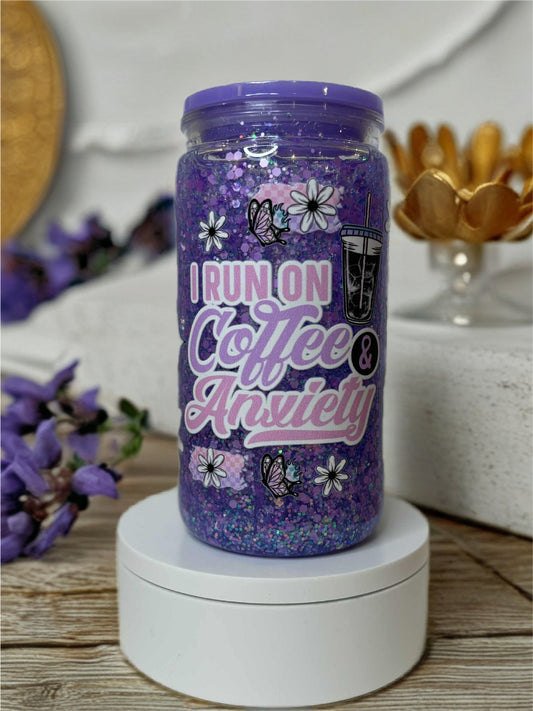 Snow Globe Tumbler 16 Oz