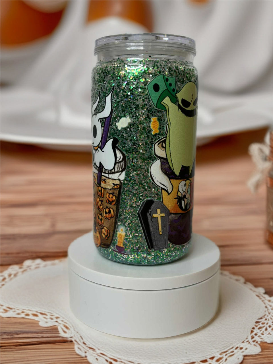 Snow Globe Tumbler 16 Oz
