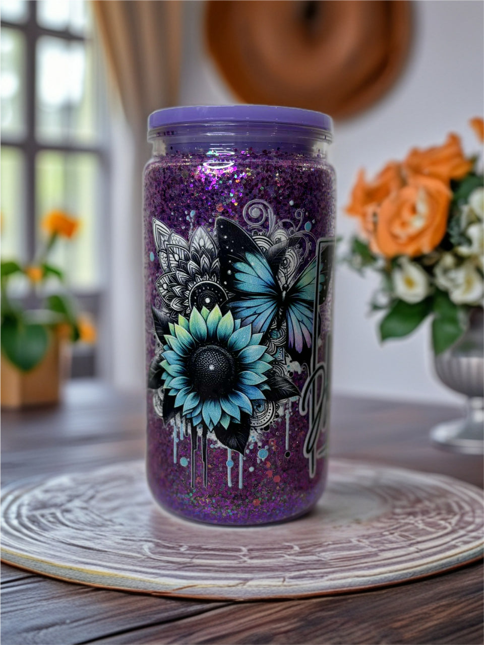 Snow Globe Tumbler 16oz