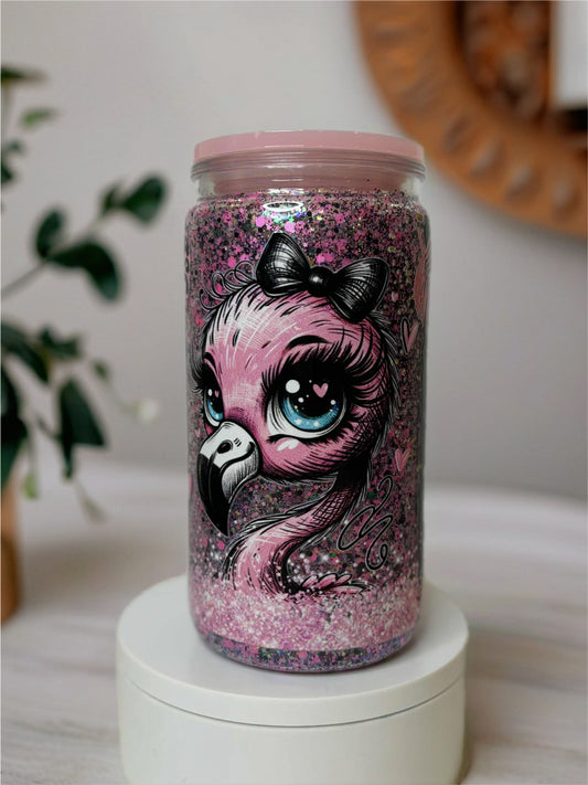 Snow Globe Tumbler 16 Oz