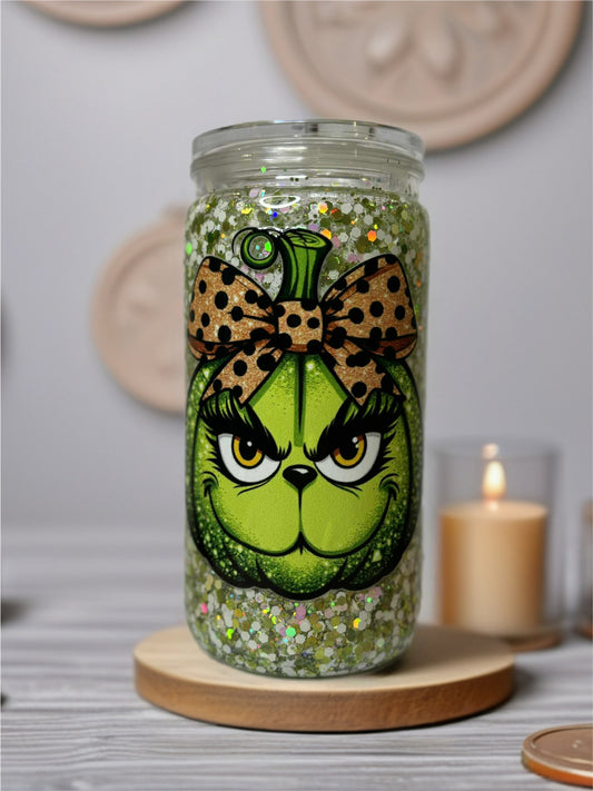 Snow Globe Tumbler 16 Oz