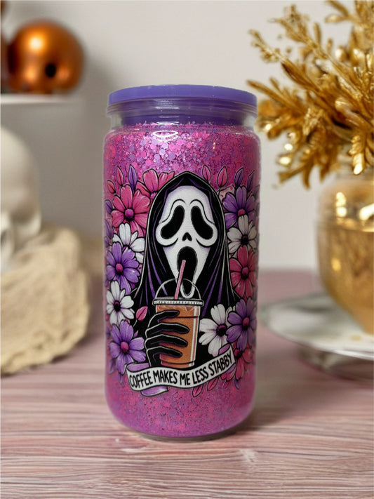 Snow Globe Tumbler 16 Oz