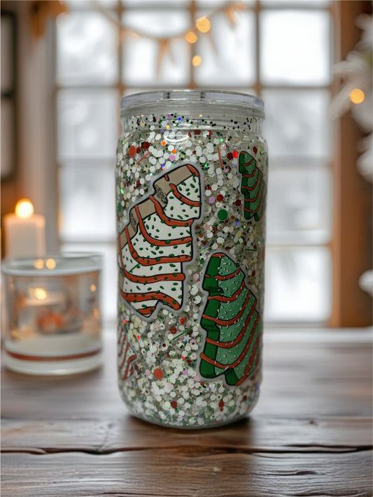 Snow Globe Tumbler 16 Oz