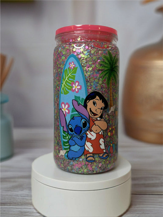 Snow Globe Tumbler 16 Oz