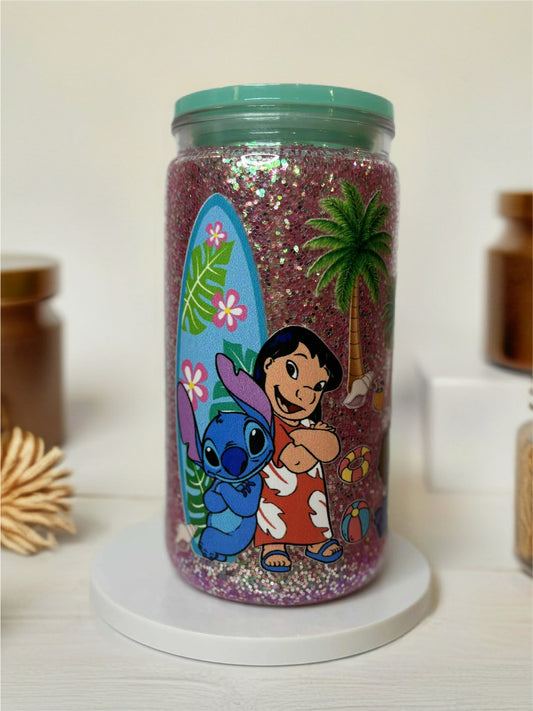 Snow Globe Tumbler 16 Oz