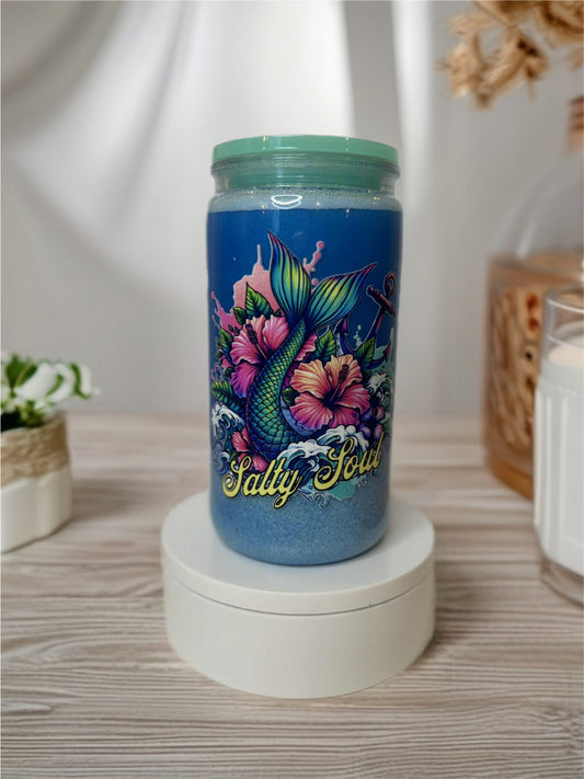 Snow Globe Tumbler 16 Oz