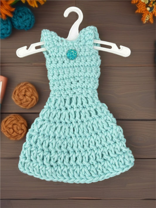 Handmade Crocheted Doll Dress – Fits 11 ½ Inch Dolls