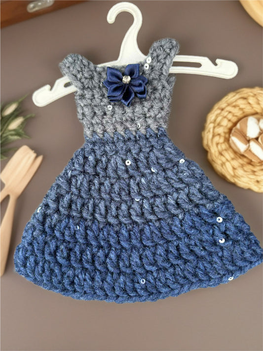 Handmade Crocheted Doll Dress – Fits 11 ½ Inch Dolls