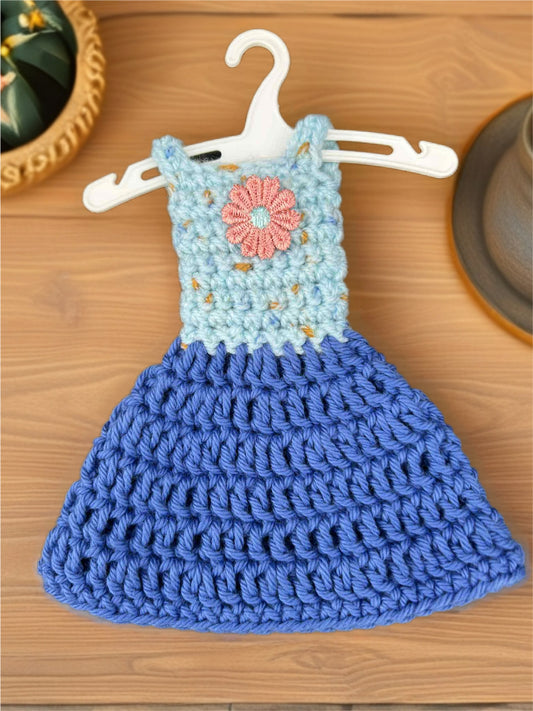 Handmade Crocheted Doll Dress – Fits 11 ½ Inch Dolls