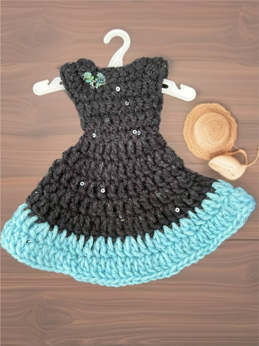 Handmade Crocheted Doll Dress – Fits 11 ½ Inch Dolls
