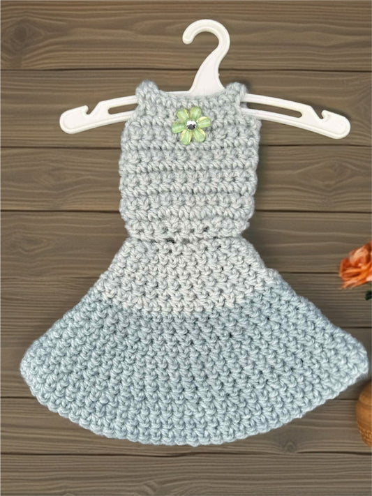 Handmade Crocheted Doll Dress – Fits 11 ½ Inch Dolls