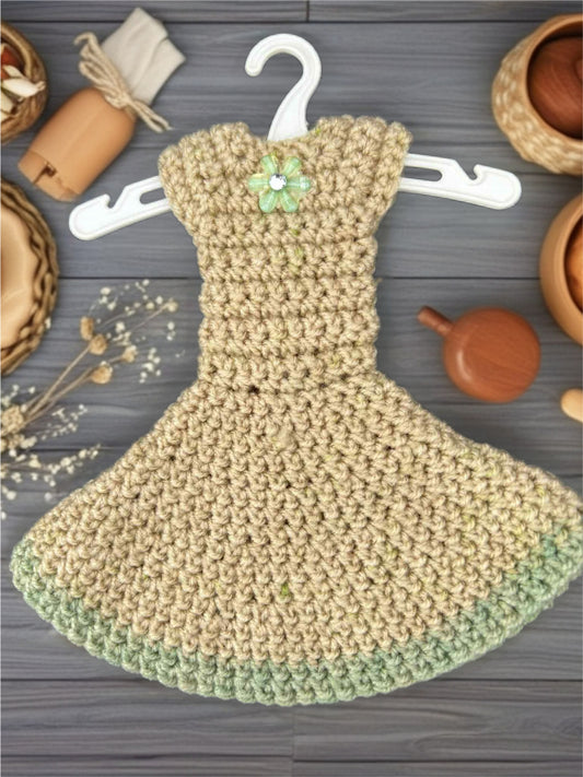 Handmade Crocheted Doll Dress – Fits 11 ½ Inch Dolls