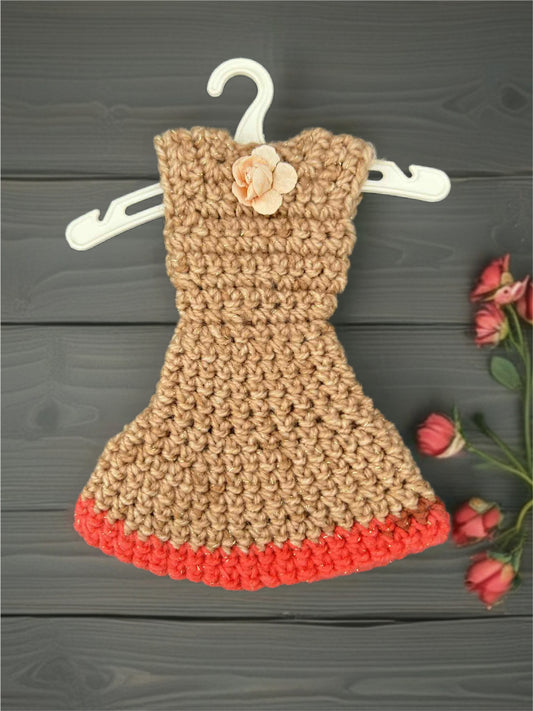 Handmade Crocheted Doll Dress – Fits 11 ½ Inch Dolls
