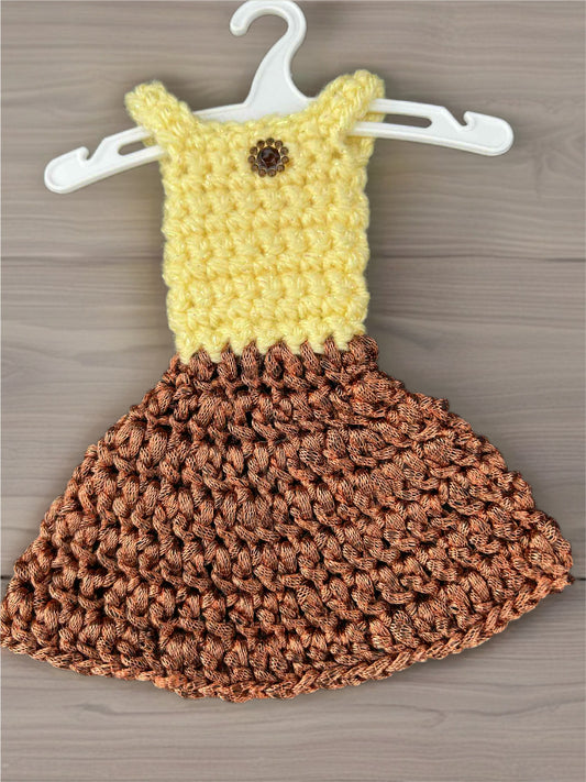 Handmade Crocheted Doll Dress – Fits 11 ½ Inch Dolls