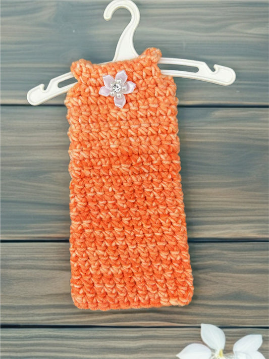 Handmade Crocheted Doll Dress – Fits 11 ½ Inch Dolls