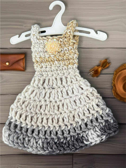 Handmade Crocheted Doll Dress – Fits 11 ½ Inch Dolls