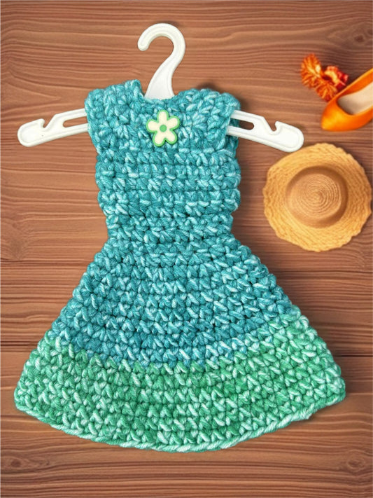 Handmade Crocheted Doll Dress – Fits 11 ½ Inch Dolls