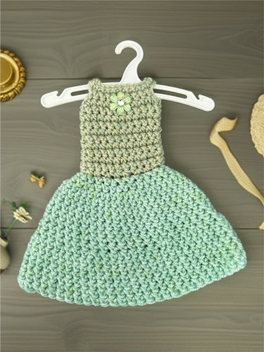 Handmade Crocheted Doll Dress – Fits 11 ½ Inch Dolls