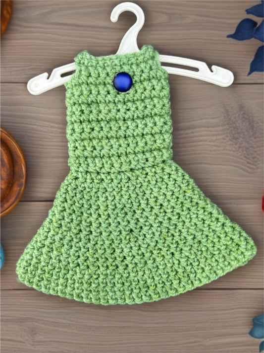 Handmade Crocheted Doll Dress – Fits 11 ½ Inch Dolls