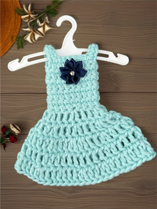 Handmade Crocheted Doll Dress – Fits 11 ½ Inch Dolls