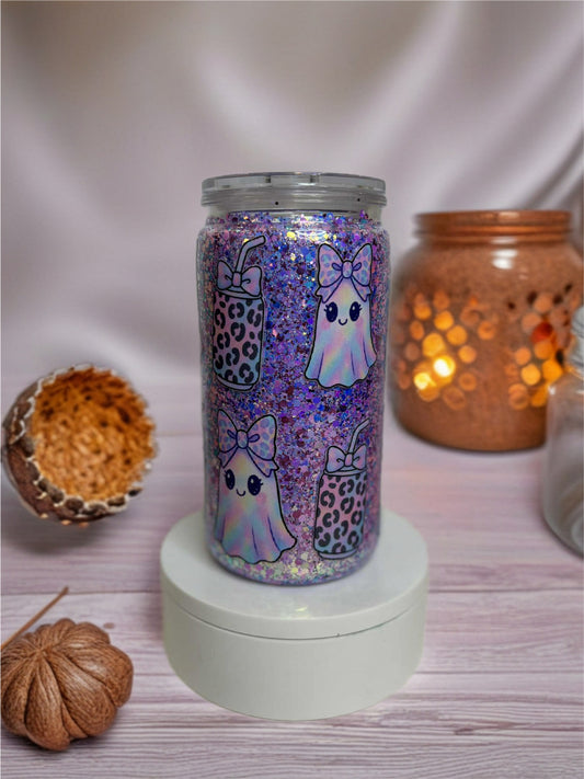 Snow Globe Tumbler 16 Oz