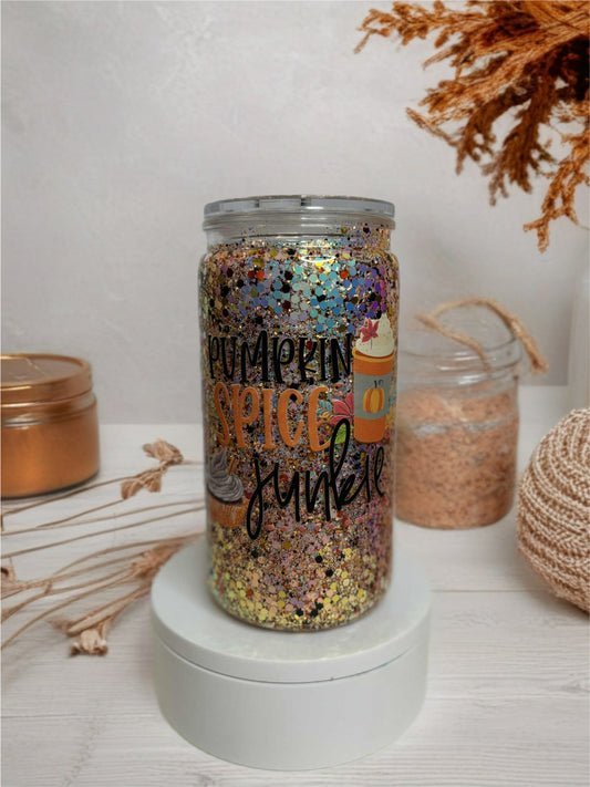 Snow Globe Tumbler 16 Oz