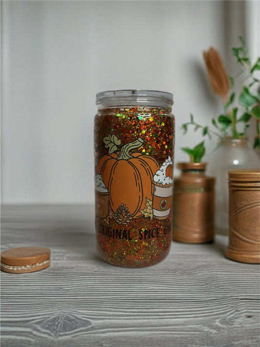 Snow Globe Tumbler 16 Oz