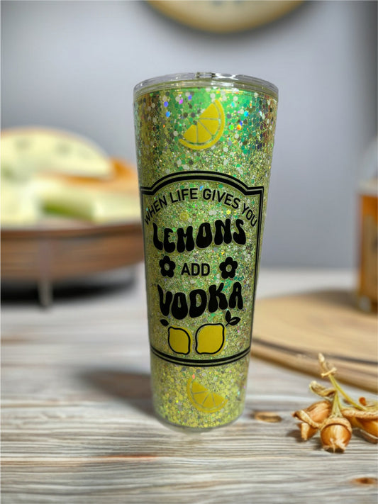 Snow Globe Tumbler 24 Oz
